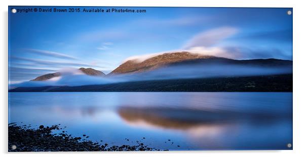  Loch Lochy No1 Acrylic by David Brown