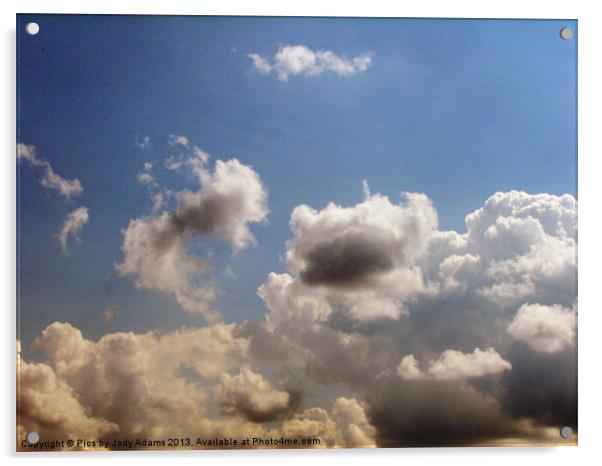 Stormy Clouds Acrylic by Pics by Jody Adams