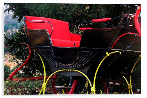 Sleigh Acrylic by Pics by Jody Adams