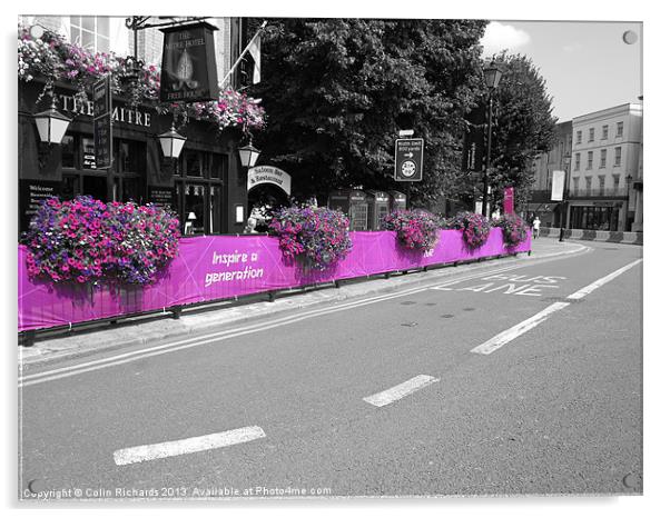 London 2012 Olympics Greenwich Acrylic by Colin Richards