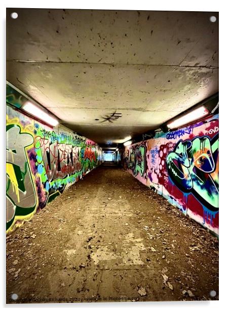 Urban Underground  Acrylic by Colin Richards