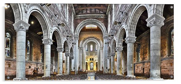 St Annes Cathedral Belfast Acrylic by Peter Lennon