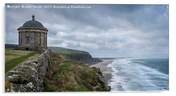 Mussenden Acrylic by Peter Lennon