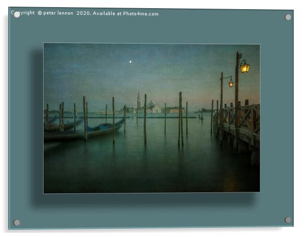 Venice Old Masters 2 Acrylic by Peter Lennon