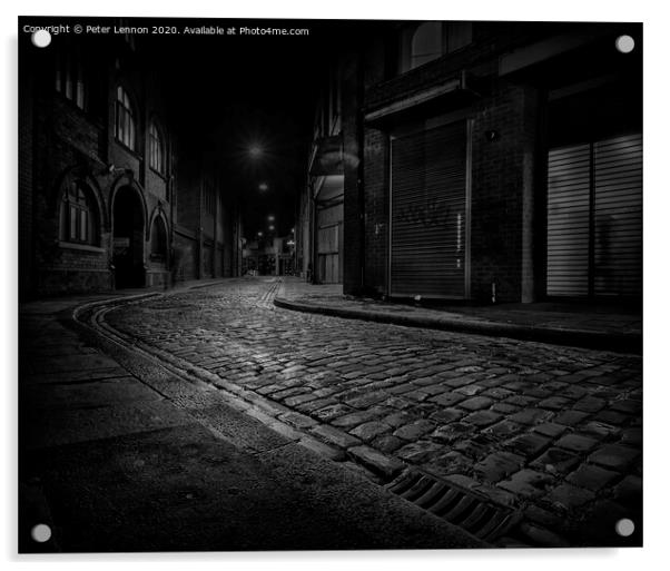 Hill Street Blues Acrylic by Peter Lennon