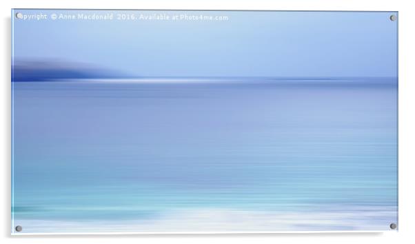 Meal Beach, Burra, Shetland No. 3 Abstract Acrylic by Anne Macdonald