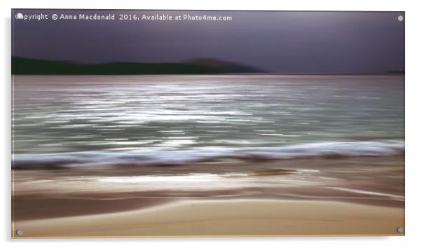 Meal Beach, Burra, Shetland No. 7 Abstract Acrylic by Anne Macdonald