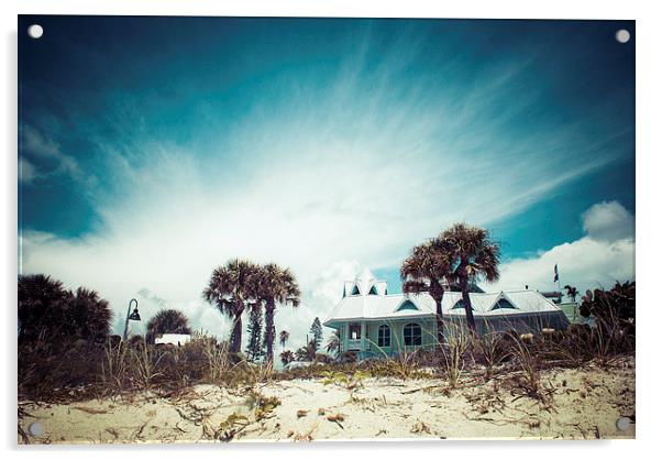  Passa-Grille beach, Pinellas County, Florida Acrylic by Jon Lingwood