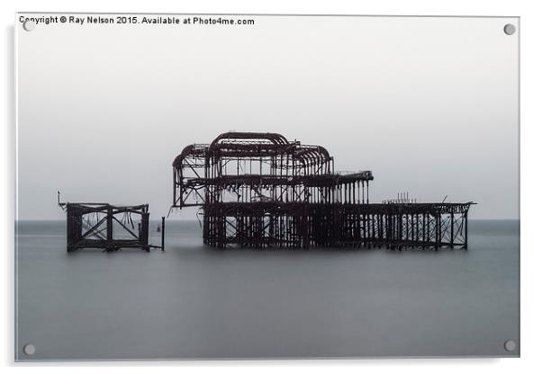  Brighton West Pier No.3 Acrylic by Ray Nelson