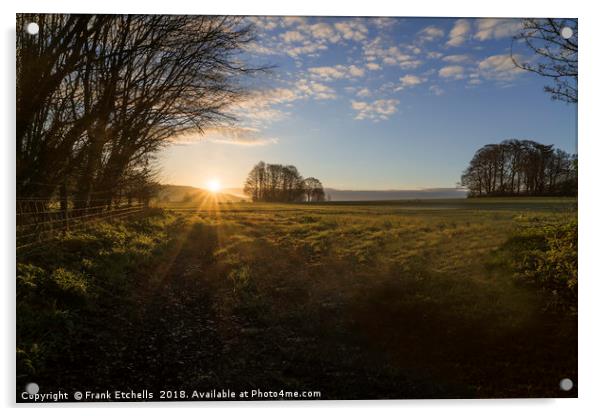 Maiden Bradley Sunrise Acrylic by Frank Etchells
