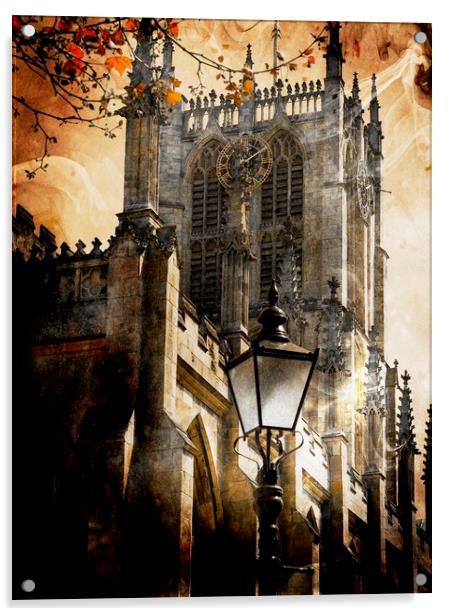 Gothic Majesty at Hull Minster Acrylic by P D