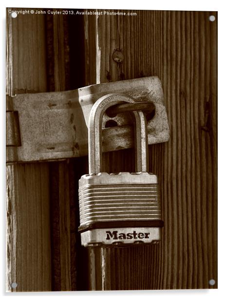 Locked In Acrylic by John Cuyler