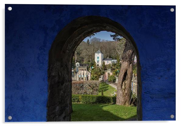 Portmeirion - North Wales Acrylic by Andy McGarry