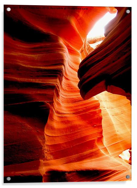 Antelope Canyon Acrylic by Ken Patterson