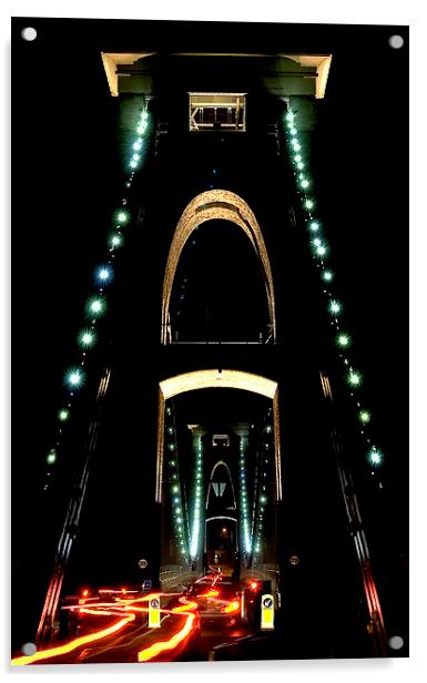 Clifton Suspension Bridge Acrylic by Ken Patterson