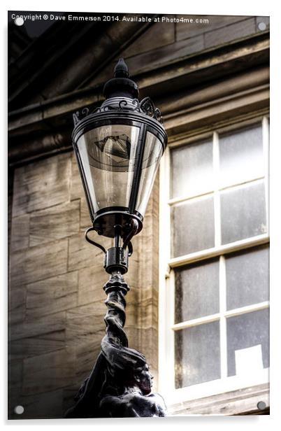 Street Lamp Acrylic by Dave Emmerson