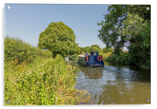 Serene Summer Cruise Acrylic by Malcolm McHugh