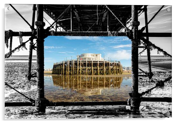 Alternative Pier Views Acrylic by Malcolm McHugh