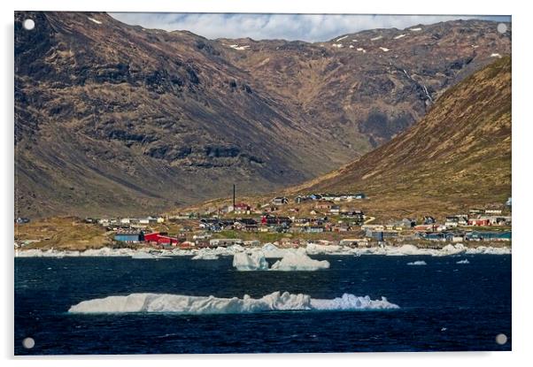 Narsaq Greenland Acrylic by Martyn Arnold