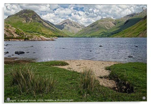 Wastwater & Great Gable, Lake District Landscapes Acrylic by Martyn Arnold