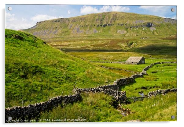 Pen-y-ghent, Yorkshire Dales Acrylic by Martyn Arnold
