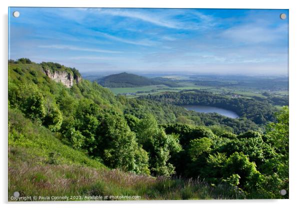 View from Sutton Bank Acrylic by Paula Connelly