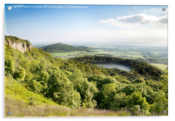 Sutton Bank, North Yorkshire Acrylic by Paula Connelly