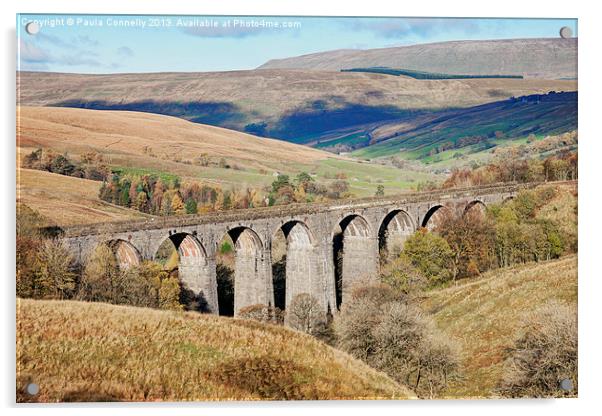 Dent Viaduct Acrylic by Paula Connelly