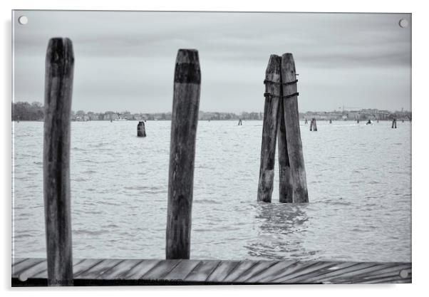 Venice Lagoon 1 Acrylic by Jean Gill