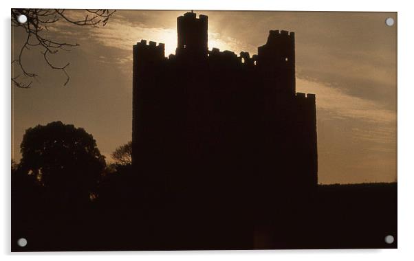 Rochester Castle Acrylic by John Latta