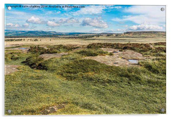 Peak District Landscape Acrylic by colin chalkley