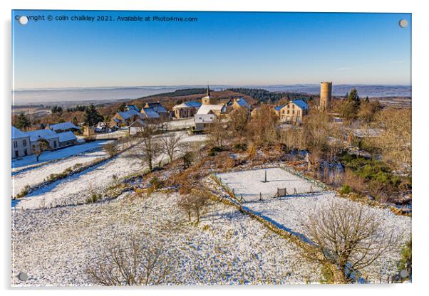 Early Morning - Toolx-Sainte-Croix Acrylic by colin chalkley