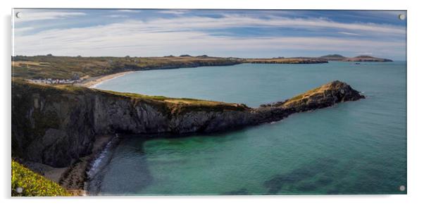 Rugged Pembrokeshire coastline Acrylic by Leighton Collins