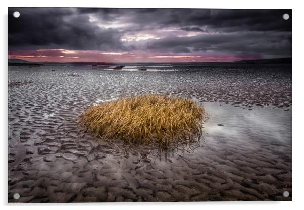 Machynys Bay, Llanelli Acrylic by Leighton Collins