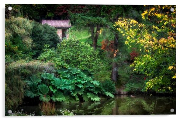 Clyne Park gardens Acrylic by Leighton Collins