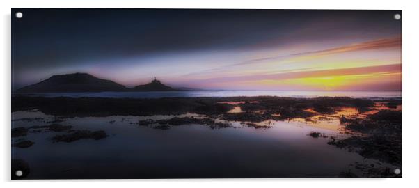 Bracelet Bay sunrise Acrylic by Leighton Collins