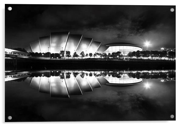 Glasgows Nocturnal Armadillo Acrylic by Les McLuckie