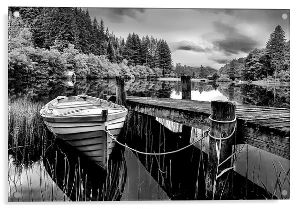 Loch Ard,The Trossachs,Scotland Acrylic by jim wilson