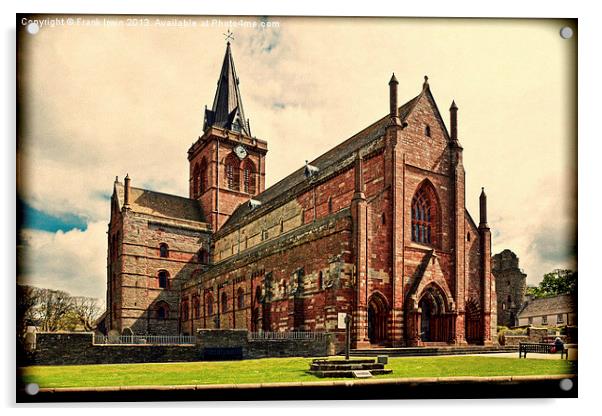 St Magnus Cathedral, Kirkwall Acrylic by Frank Irwin
