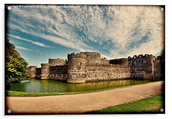 Anglesey’s ancient Beaumaris castle Acrylic by Frank Irwin