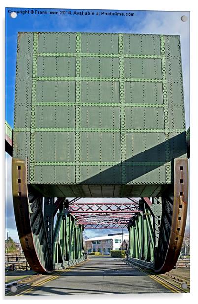 Egerton (bascule type) Bridge, Birkenhead, UK Acrylic by Frank Irwin