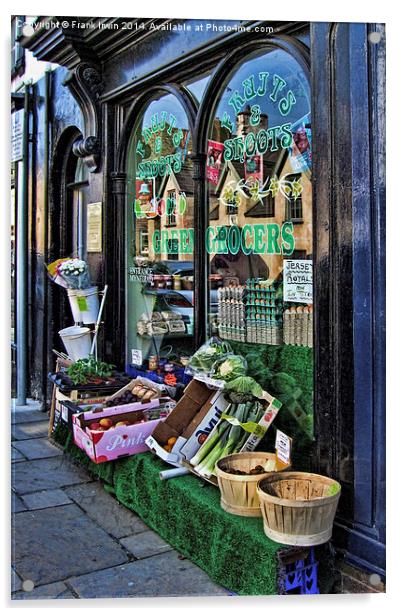 A typical greengrocer’s shop front Acrylic by Frank Irwin