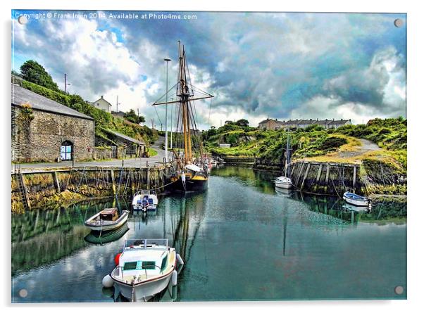 The Inner Amlwych Harbour, Anglsey, North Wales Acrylic by Frank Irwin