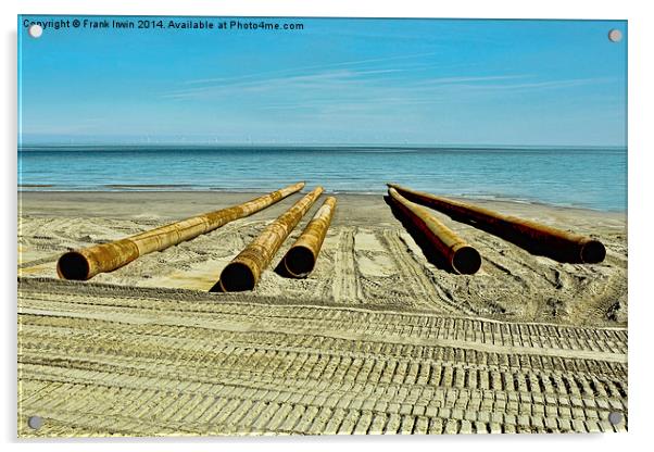Colwyn Bay Waterfront Project Acrylic by Frank Irwin