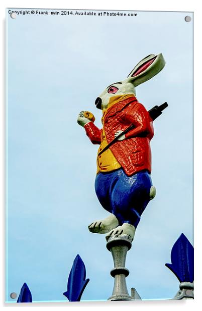 The March Hare from the themed bandstand Acrylic by Frank Irwin