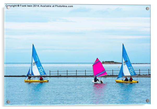 West Kirby Marine lake Acrylic by Frank Irwin