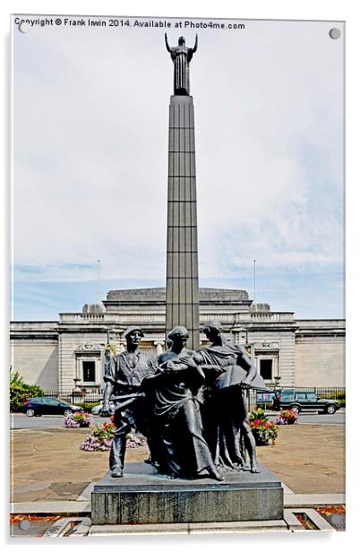  Port Sunlight “Lever Memorial”. Acrylic by Frank Irwin