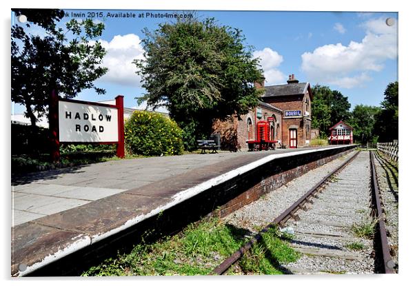  Hadlow Road Station Acrylic by Frank Irwin