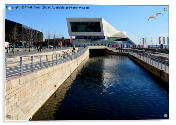 The Museum of Liverpool Acrylic by Frank Irwin