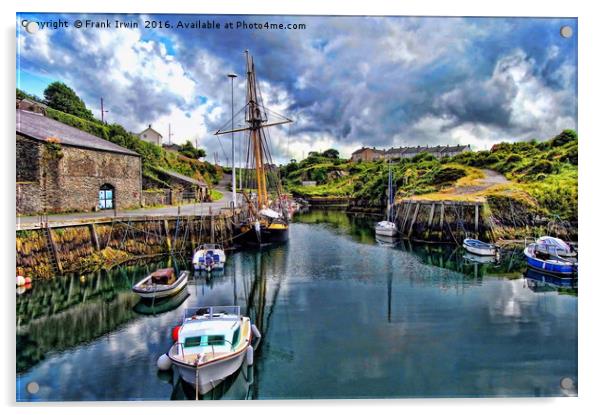 Amlwych Harbour, Anglesey, North Wales, UK Acrylic by Frank Irwin